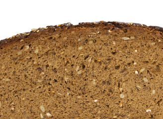 black bread slice