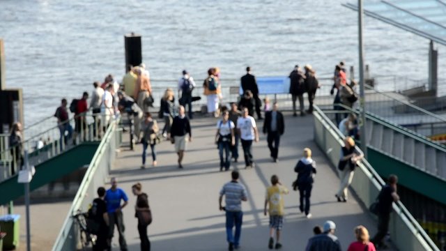 Menschen Hafen