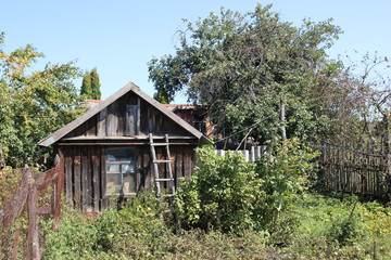 Fototapeta na wymiar деревянный дом