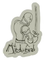 Vintage medieval stick