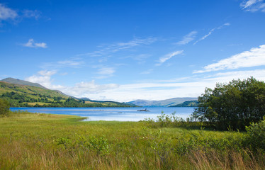 Obraz premium Scotland, summer landscape