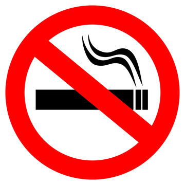 No smoking vector sign