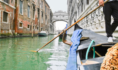Fototapeta na wymiar Oddechy Most w Wenecji.