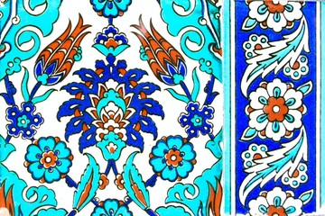 Old Handmade Turkish Tile