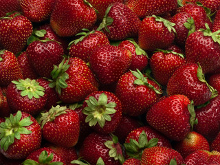 Background from a ripe strawberry.