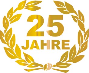 pictogramme 25 jahre