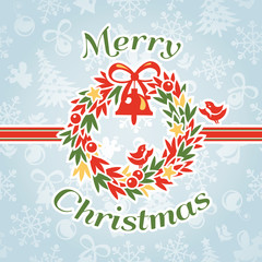 abstract christmas card