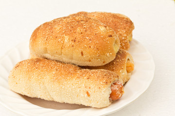 hot dog bread