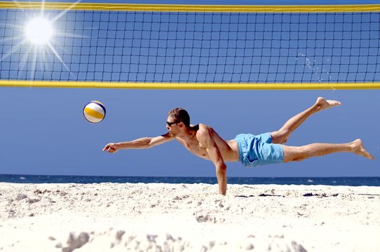 Teekit Beach Volleyball für drinnen und draußen offizieller Ball für Kinder und Erwachsene