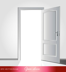 eps Vector image: Open door