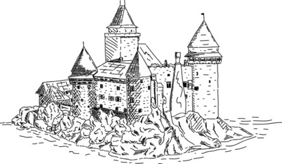 Fototapeta premium The castle of Heidenreichstein