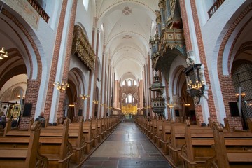 Fototapeta na wymiar Katedra Roskilde, Dania