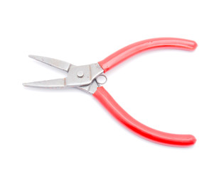 pliers on white background