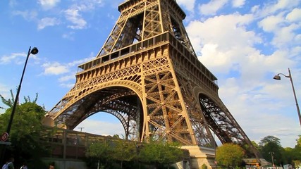 Eiffel Tower in Paris France during summer day
