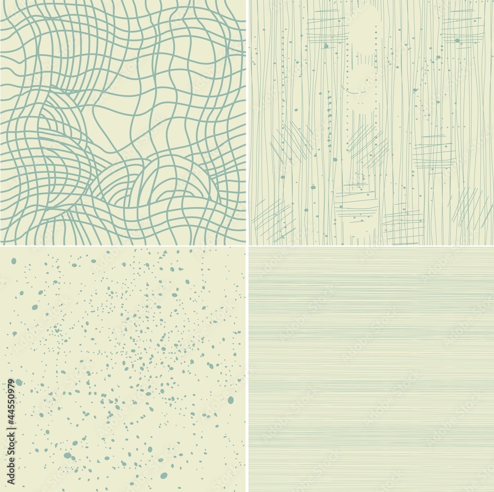 Aufkleber the set of 4 different seamless textures
