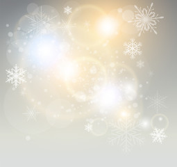 Fototapeta na wymiar Abstrakcyjne Christmas tła z Białe płatki śniegu
