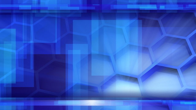 looping blue glossy high-tech background