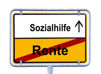 Rente - Sozialhilfe