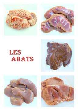 montage, les abats