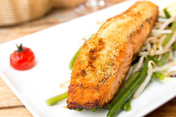 grilled salmon