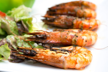 delicious fried shrimp