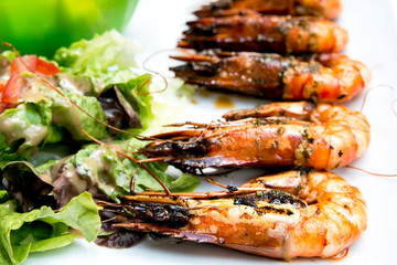 delicious fried shrimp