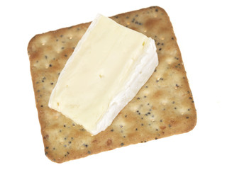 Brie with a Cracker