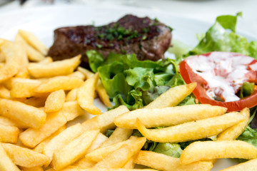 juicy steak beef
