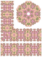 Ornamental seamless pattern