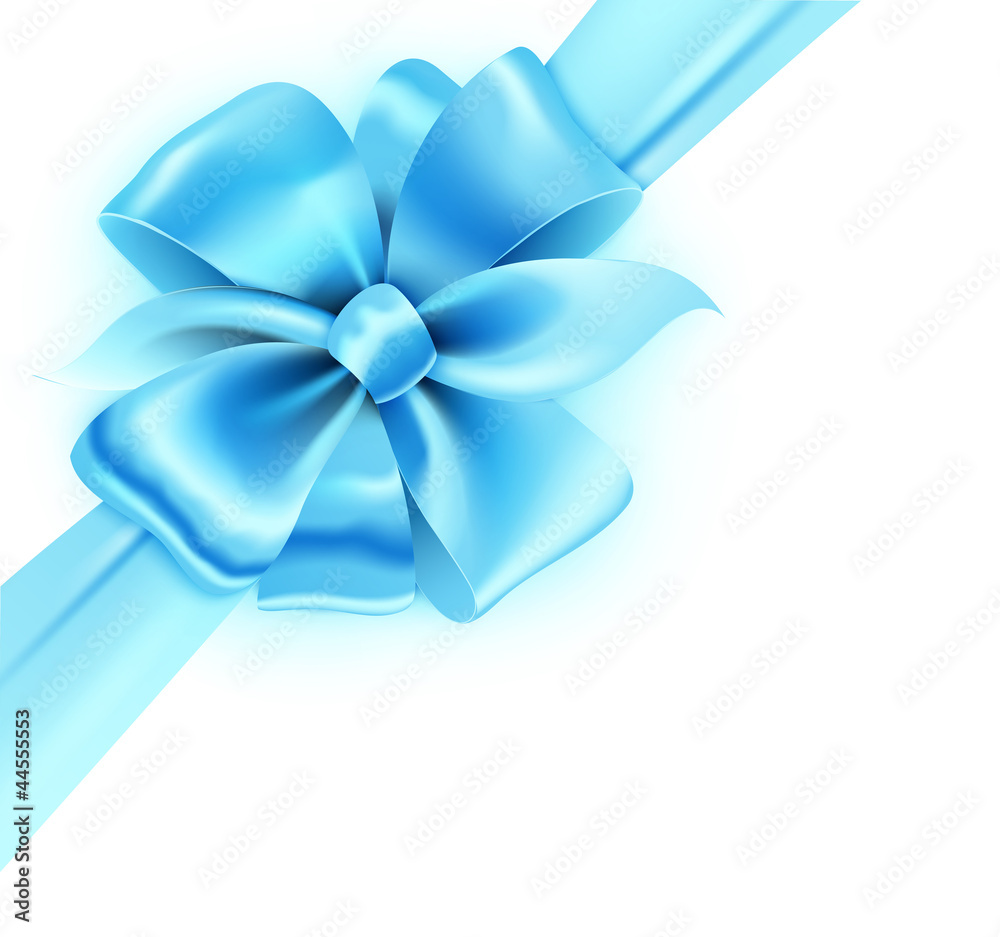 Poster Blue bow