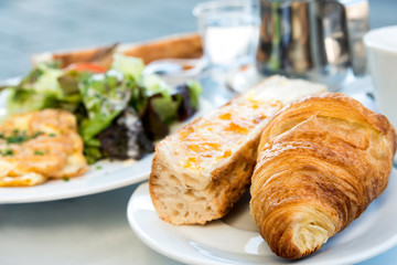 fresh croissant