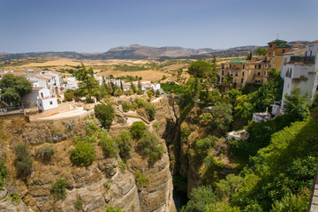 Fototapeta na wymiar Panoramiczny widok z Ronda