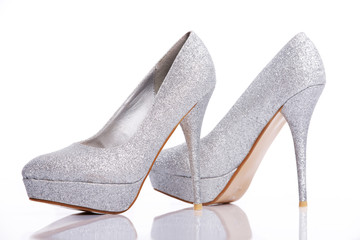 High Heels silver