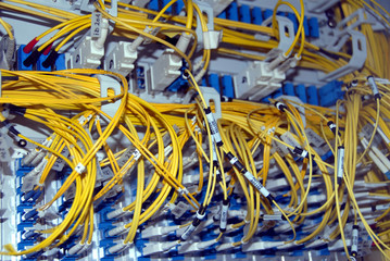 Computer, IT, Kabel, Verkabelung, Server, Router, port