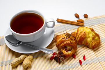 Cup of tea and cakes