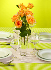 elegant holiday table setting