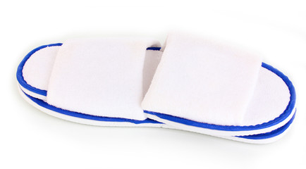 slippers isolated on white