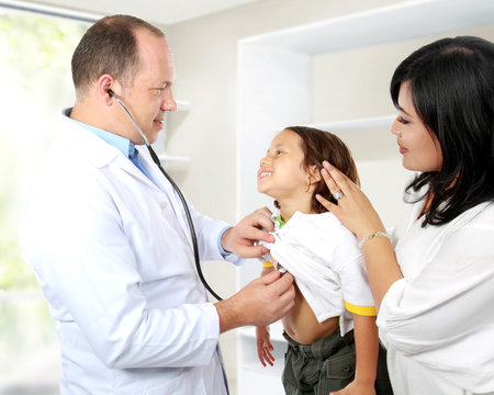 doctor with kid