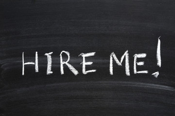 Obraz premium hire me