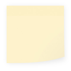 Empty sicky note