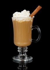 Coffee with whipped cream