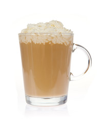 Coffee with whipped cream