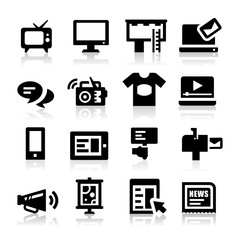 Advertisement icons
