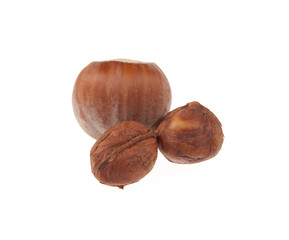 Hazelnuts macro