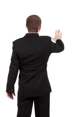 back view of Businessman .