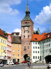 Obraz premium Landsberg am Lech 2 Schmalzturm