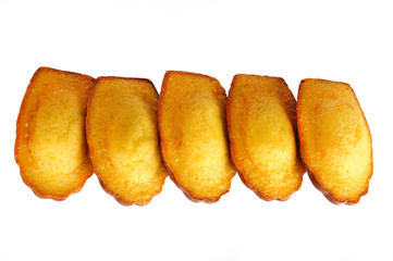 French butter cakes (madeleines)