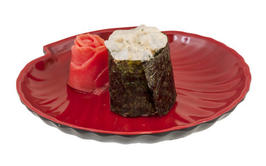 Japanese squid sushi