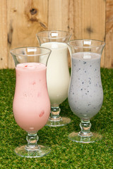 Three kind of a milk shake