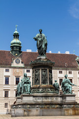 Fototapeta premium Hofburg palace and monument. Vienna.Austria.